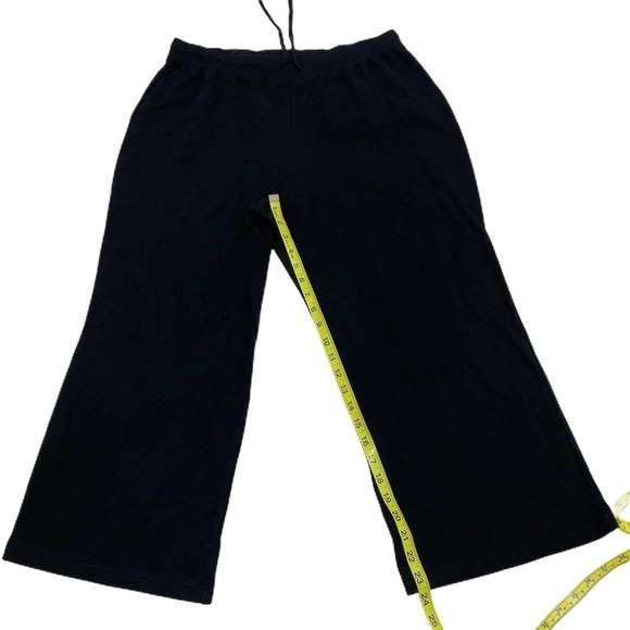 BLACK Talbots Petites Casual Flare Leg Pants - Picture 5 of 11